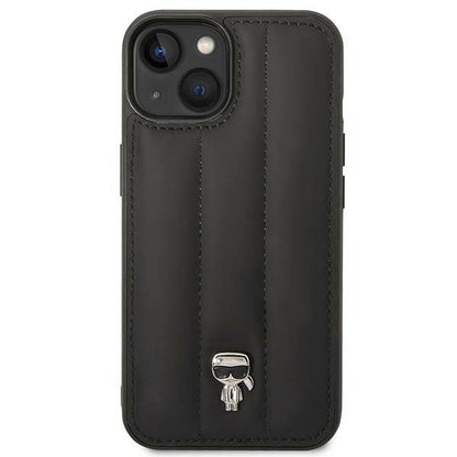 Karl Lagerfeld KLHCP14SPSQPK iPhone 14 6,1" hardcase czarny/black Puffy Ikonik Pin_2