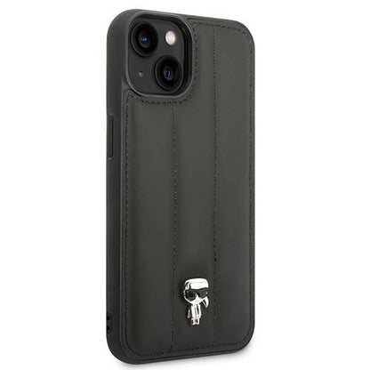 Karl Lagerfeld KLHCP14SPSQPK iPhone 14 6,1" hardcase czarny/black Puffy Ikonik Pin_3