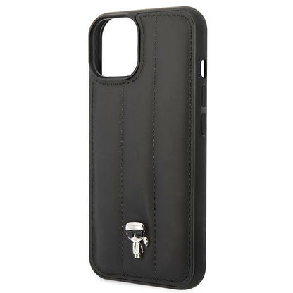 Karl Lagerfeld KLHCP14SPSQPK iPhone 14 6,1" hardcase czarny/black Puffy Ikonik Pin_5