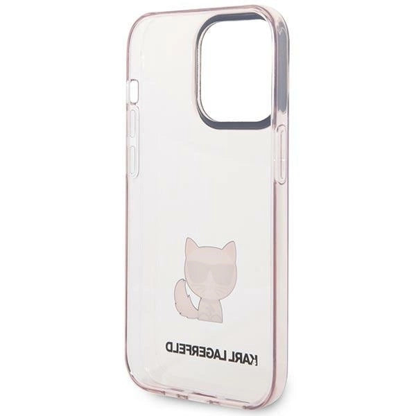 Karl Lagerfeld KLHCP14XCTTRI iPhone 14 Pro Max 6.7 "hardcase pink / pink Transparent Choupette Body_6