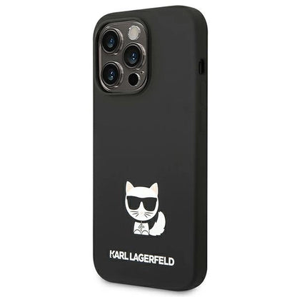 Karl Lagerfeld KLHCP14XSLCTBK iPhone 14 Pro Max 6.7 "hardcase black / black Silicone Choupette Body_1