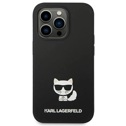 Karl Lagerfeld KLHCP14XSLCTBK iPhone 14 Pro Max 6.7 "hardcase black / black Silicone Choupette Body_2