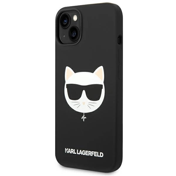 Karl Lagerfeld KLHMP14MSLCHBK iPhone 14 Plus 6.7 "hardcase black / black Silicone Choupette Head Magsafe_1