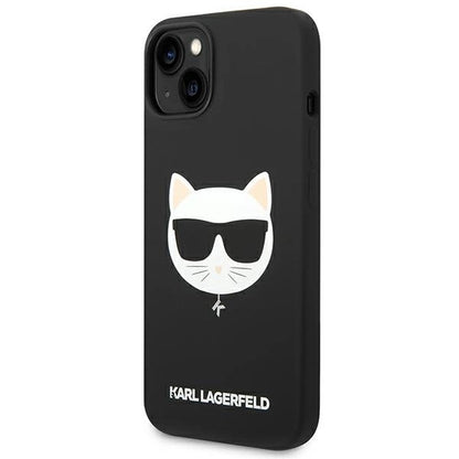 Karl Lagerfeld KLHMP14MSLCHBK iPhone 14 Plus 6.7 "hardcase black / black Silicone Choupette Head Magsafe_1
