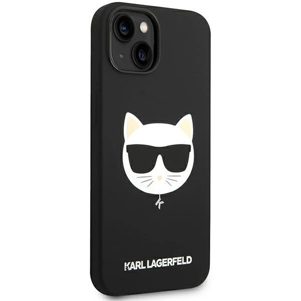 Karl Lagerfeld KLHMP14MSLCHBK iPhone 14 Plus 6.7 "hardcase black / black Silicone Choupette Head Magsafe_3