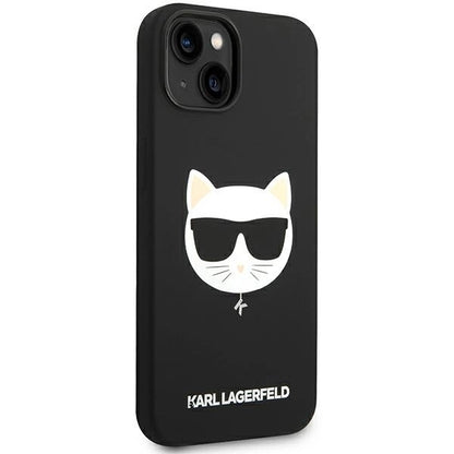 Karl Lagerfeld KLHMP14MSLCHBK iPhone 14 Plus 6.7 "hardcase black / black Silicone Choupette Head Magsafe_3