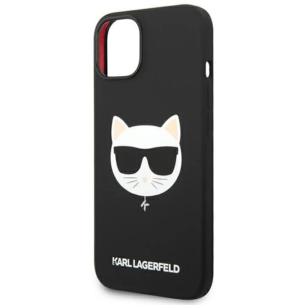 Karl Lagerfeld KLHMP14MSLCHBK iPhone 14 Plus 6.7 "hardcase black / black Silicone Choupette Head Magsafe_5