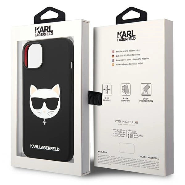 Karl Lagerfeld KLHMP14MSLCHBK iPhone 14 Plus 6.7 "hardcase black / black Silicone Choupette Head Magsafe_7
