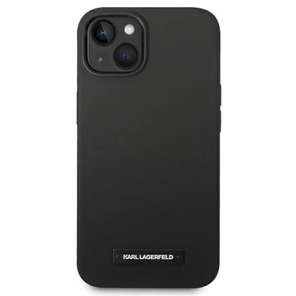Karl Lagerfeld KLHMP14SSLMP1K iPhone 14 6,1" hardcase czarny/black Silicone Plaque Magsafe_2