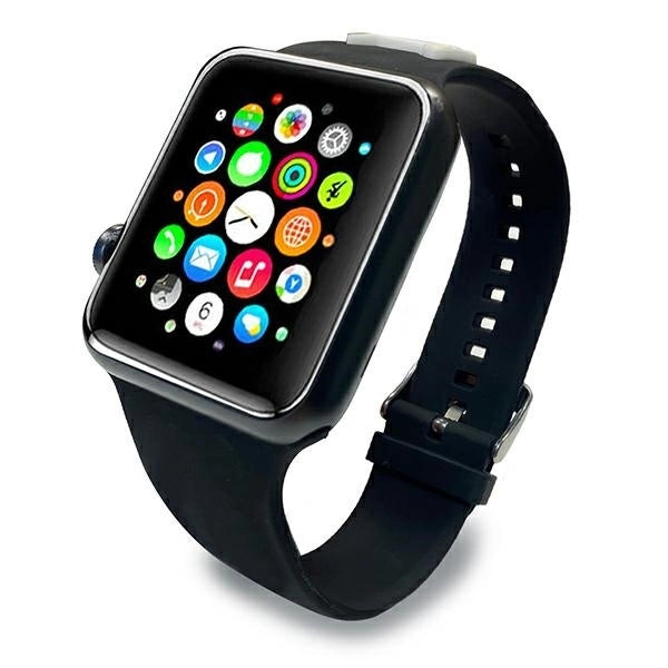 Karl Lagerfeld KLAWLSLCK Apple Watch Strap 42/44 / 45mm black / black strap Silicone Choupette Heads_2
