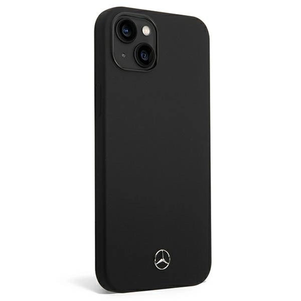 Mercedes Silicone Line case for iPhone 14 Plus - black_2