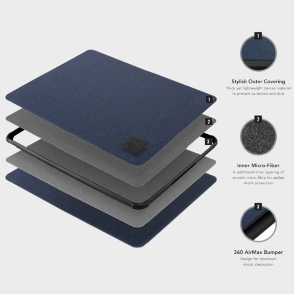 Uniq Dfender cover for a 16" laptop - black_4