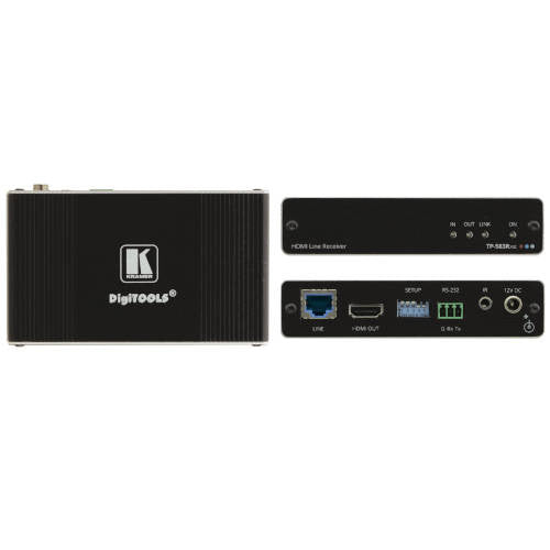 KRAMER / RECEPTOR HD BASE T - ALTO RENDIMIENTO/ 4K / HDMI / TP-583RXR / NEGRO_0