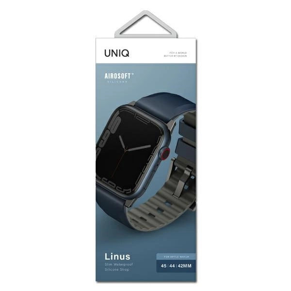 Uniq Linus strap for Apple Watch 1/2/3/4/5/6/7/8/SE/SE2/Ultra 42/44/45/49mm - blue_2