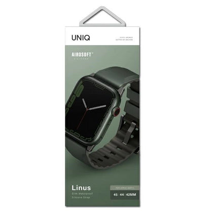 Uniq Linus strap for Apple Watch 1/2/3/4/5/6/7/8/SE/SE2/Ultra 42/44/45/49mm - green_2