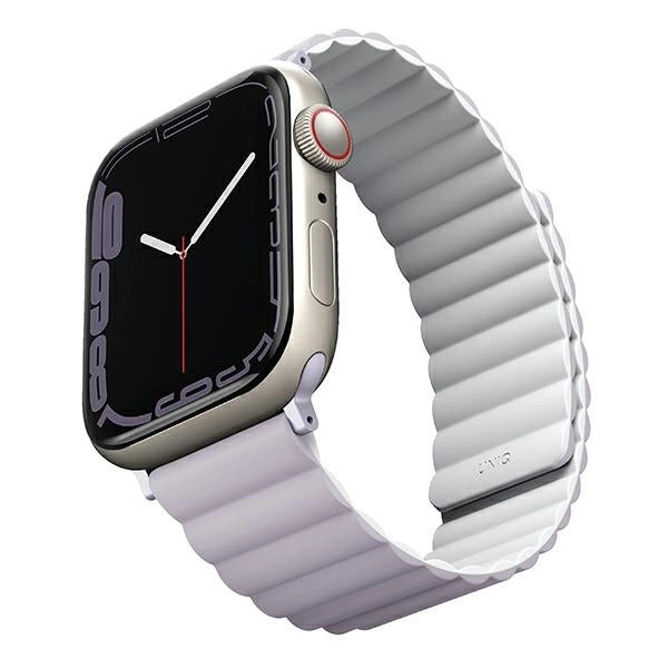 Uniq Revix strap for Apple Watch 1/2/3/4/5/6/7/8/SE/SE2 38/40/41mm - lilac and white_1