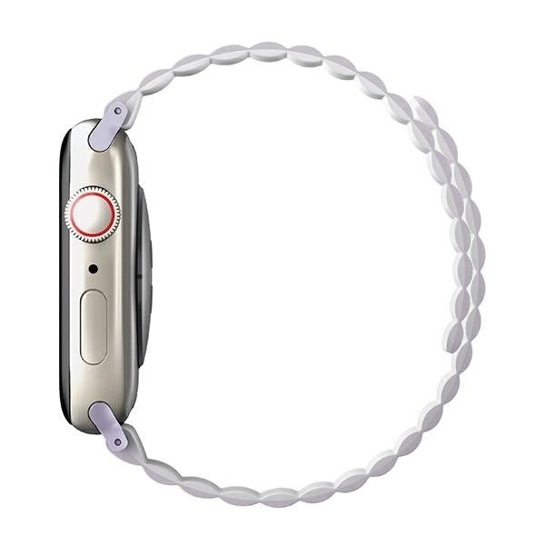 Uniq Revix strap for Apple Watch 1/2/3/4/5/6/7/8/SE/SE2 38/40/41mm - lilac and white_3