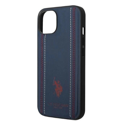 US Polo USHCP14MPFAV iPhone 14 Plus 6.7" navy/navy blue Leather Stitch_5