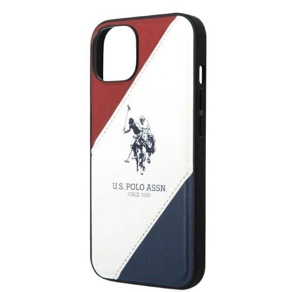 US Polo USHCP14MPSO3 iPhone 14 Plus 6.7" white/white Tricolor Embossed_4