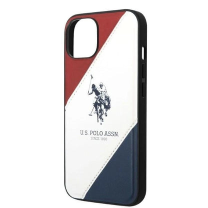 US Polo USHCP14MPSO3 iPhone 14 Plus 6.7" white/white Tricolor Embossed_4
