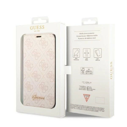 Guess GUBKP14LHG4SHP iPhone 14 Pro 6.1 &quot;pink / pink book 4G Vintage Gold Logo_6