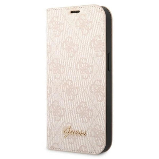 Guess GUBKP14XHG4SHP iPhone 14 Pro Max 6.7 "pink / pink book 4G Vintage Gold Logo_0