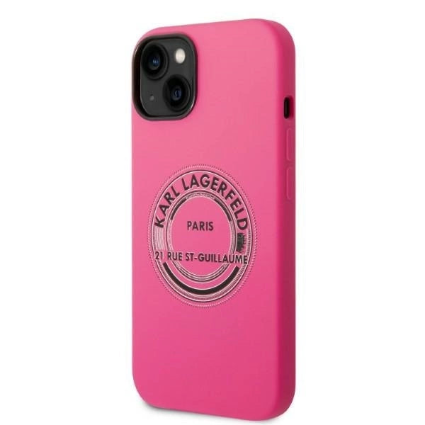 Karl Lagerfeld KLHCP14MSRSGRCF iPhone 14 Plus 6.7 "hardcase pink / pink Silicone RSG_1