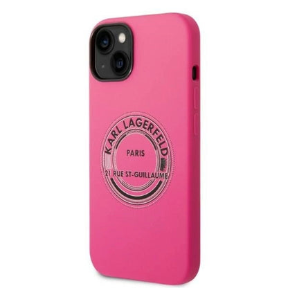 Karl Lagerfeld KLHCP14MSRSGRCF iPhone 14 Plus 6.7 "hardcase pink / pink Silicone RSG_1