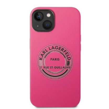 Karl Lagerfeld KLHCP14MSRSGRCF iPhone 14 Plus 6.7 "hardcase pink / pink Silicone RSG_2