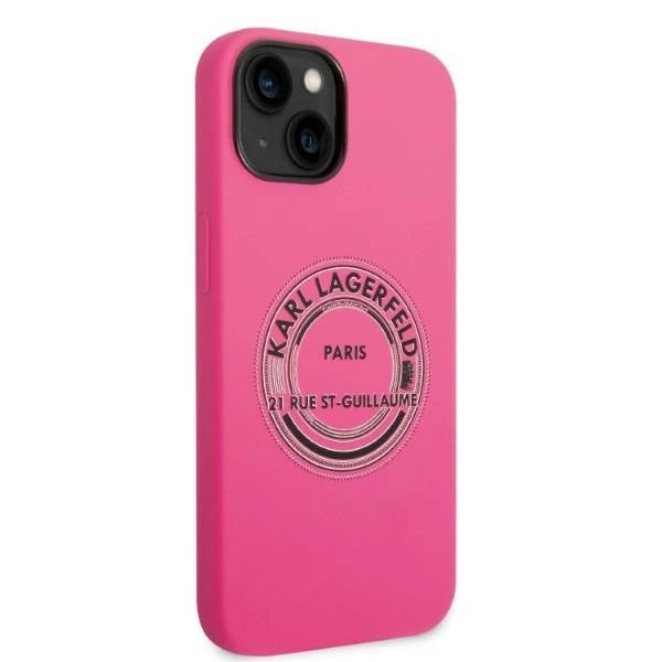 Karl Lagerfeld KLHCP14MSRSGRCF iPhone 14 Plus 6.7 "hardcase pink / pink Silicone RSG_3