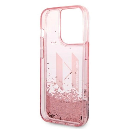 Karl Lagerfeld KLHCP14XLBKLCP iPhone 14 Pro Max 6.7 "pink / pink hardcase Liquid Glitter Big KL_6