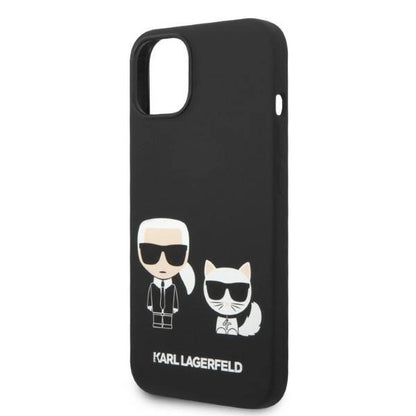 Karl Lagerfeld KLHMP14MSSKCK iPhone 14 Plus 6.7 &quot;hardcase black / black Liquid Silicone Karl &amp; Choupette Magsafe_5