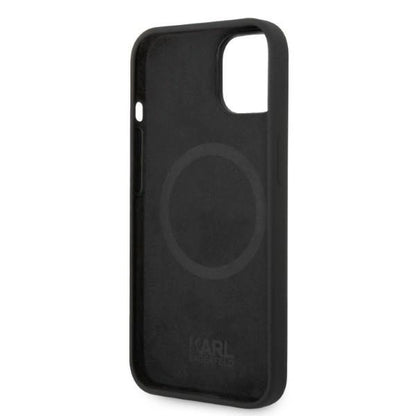 Karl Lagerfeld KLHMP14MSSKCK iPhone 14 Plus 6.7 &quot;hardcase black / black Liquid Silicone Karl &amp; Choupette Magsafe_6