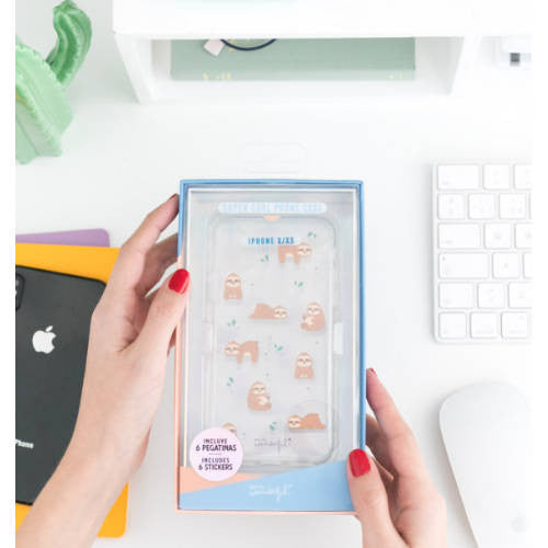 CARCASA PARA IPHONE X/XS SLOW COLLECTION-CASE SLOTH MR. WONDERFUL WOA09852EM_0