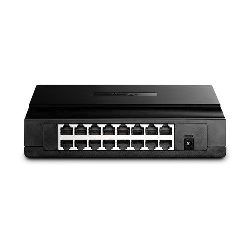 SWITCH FAST ETHERNET TP-LINK CON 16 PUERTOS DE ESCRITORIO Y PARA MONTAJE EN RACK_1