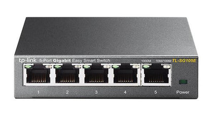 Switch TP-Link Easy Smart TL-SG105E V2 5 Puertos/ RJ-45 10/100/1000_1
