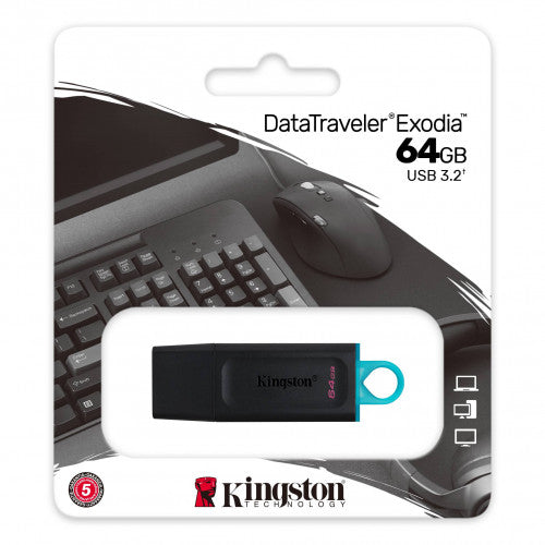Pendrive 64GB Kingston DataTraveler Exodia USB 3.2_5