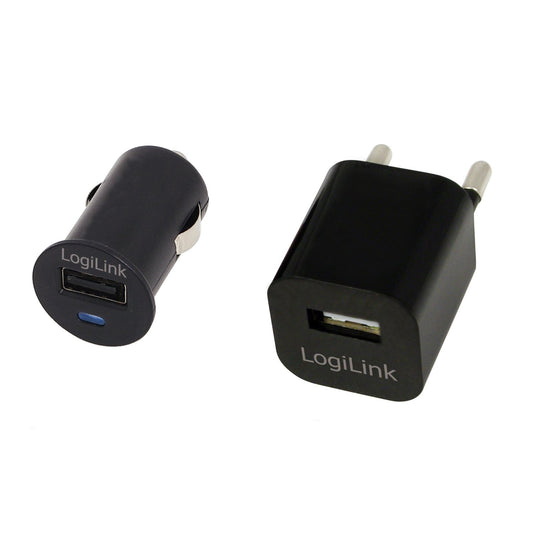 CARGADOR USB CASA/COCHE LOGILINK PA0076_0