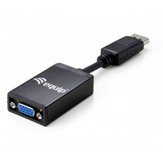 Adaptador DisplayPort para VGA M/F Preto - EQUIP_0