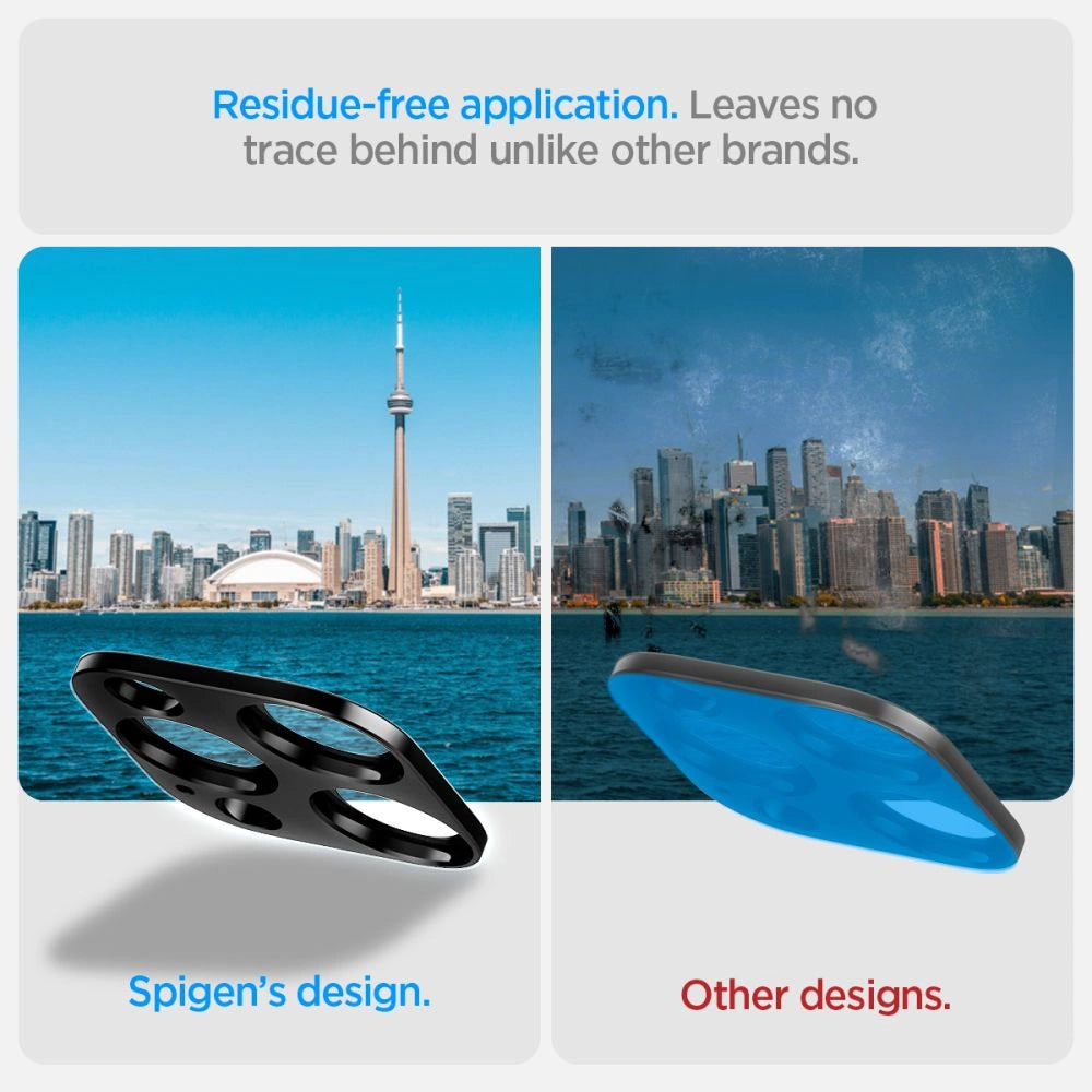 Spigen Optik.tR Camera Protector for iPhone 14 Pro / Pro Max / 15 Pro / Pro Max / 16 Pro / Pro Max - Black 2 pcs._14