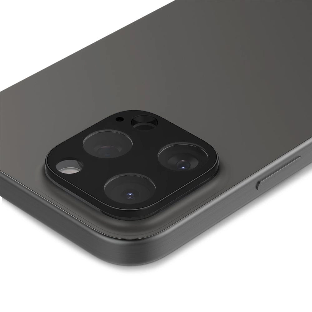 Spigen Optik.tR Camera Protector for iPhone 14 Pro / Pro Max / 15 Pro / Pro Max / 16 Pro / Pro Max - Black 2 pcs._3