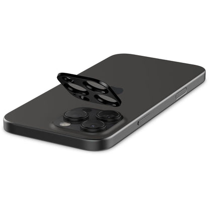 Spigen Optik.tR Camera Protector for iPhone 14 Pro / Pro Max / 15 Pro / Pro Max / 16 Pro / Pro Max - Black 2 pcs._4