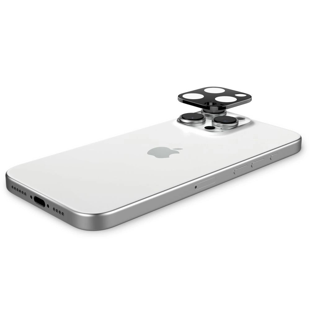 Spigen Optik.tR Camera Protector for iPhone 14 Pro / Pro Max / 15 Pro / Pro Max / 16 Pro / Pro Max - Black 2 pcs._8