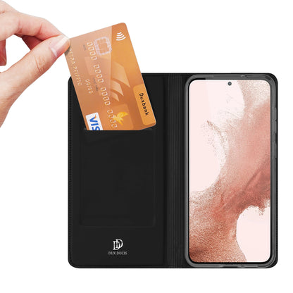 Dux Ducis Skin Pro case for Samsung Galaxy S23 cover with flap card wallet stand black_1