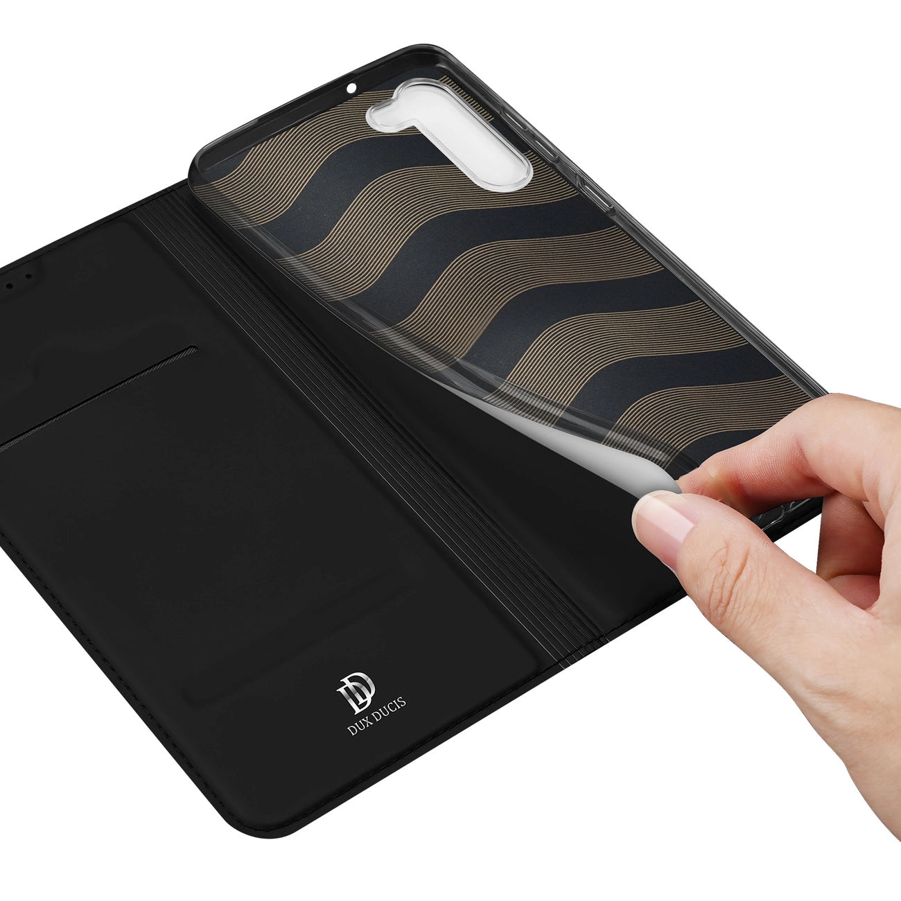 Dux Ducis Skin Pro case for Samsung Galaxy S23 cover with flap card wallet stand black_7