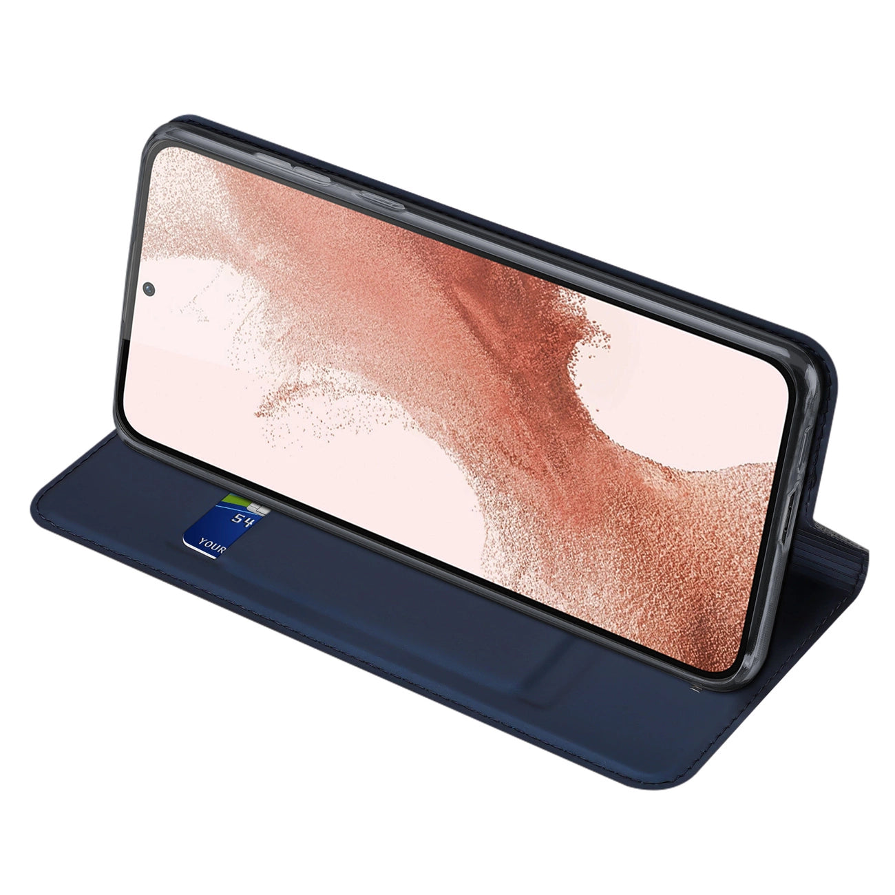 Dux Ducis Skin Pro case for Samsung Galaxy S23 cover with flap card wallet stand blue_5
