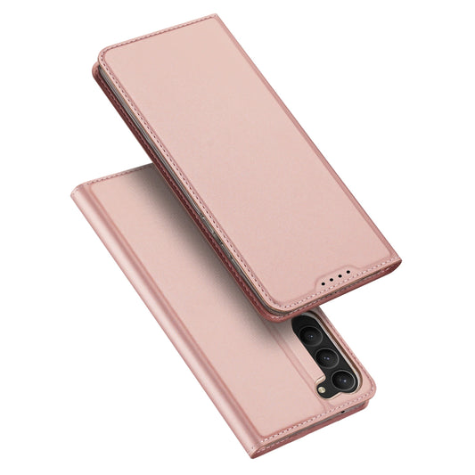 Dux Ducis Skin Pro case for Samsung Galaxy S23+ flip cover card wallet stand pink_0
