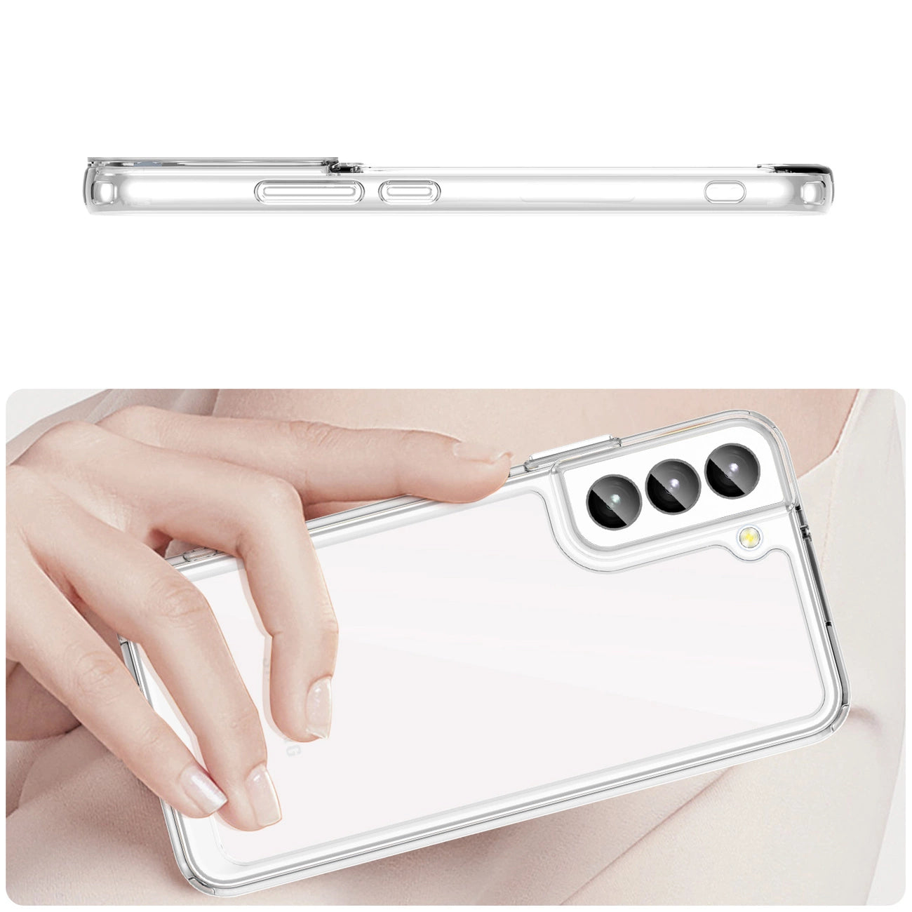 Outer Space Case for Samsung Galaxy S23+ cover with a flexible transparent frame_6