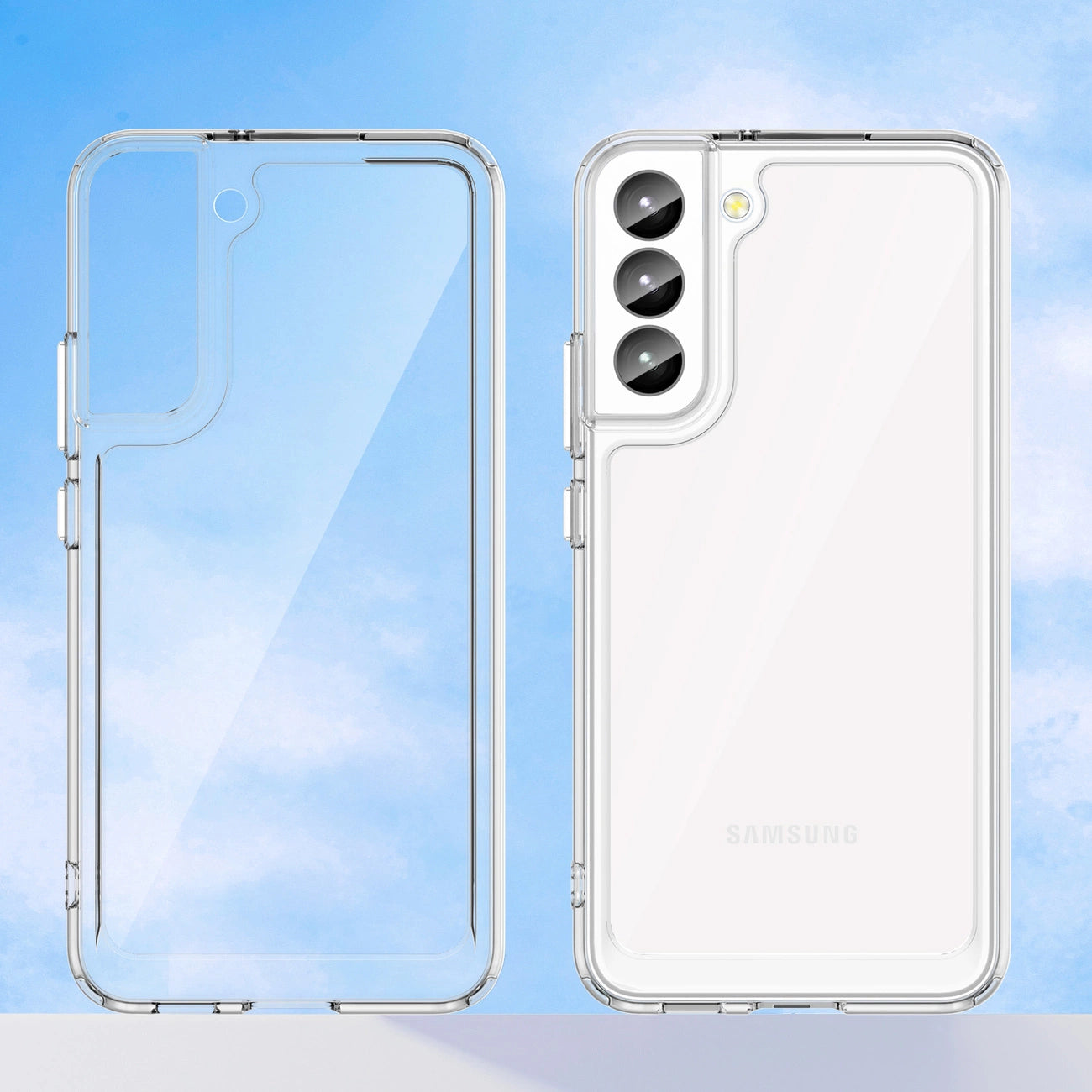 Outer Space Case for Samsung Galaxy S23+ cover with a flexible transparent frame_10