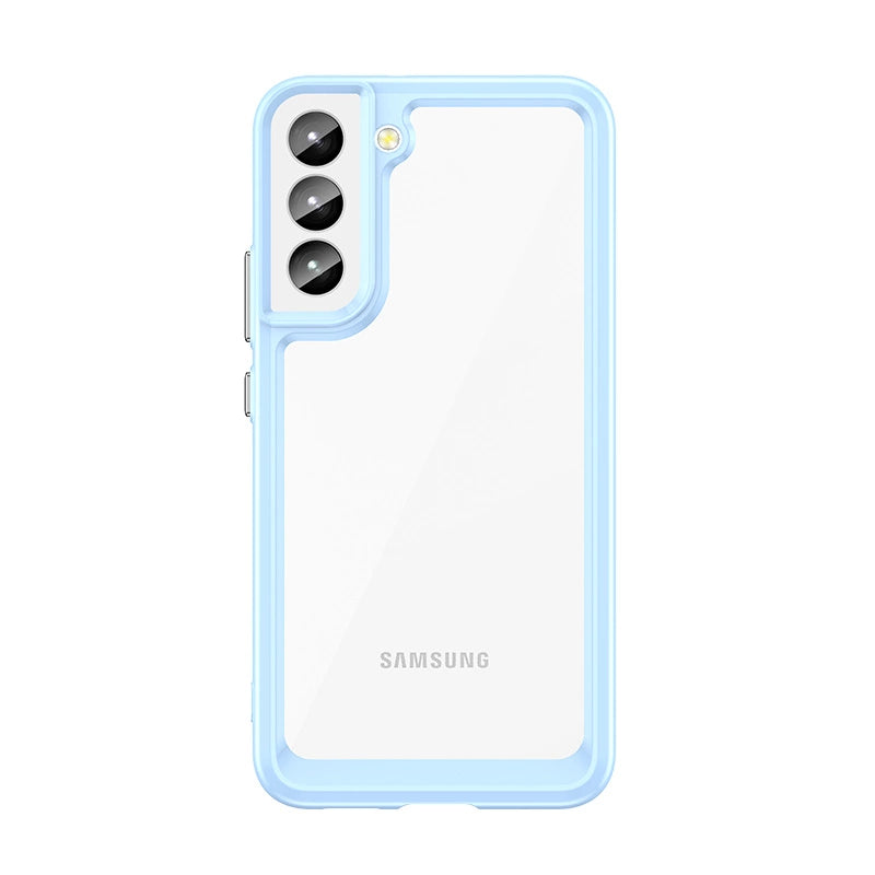 Outer Space Case for Samsung Galaxy S23+ cover with a flexible frame blue_2